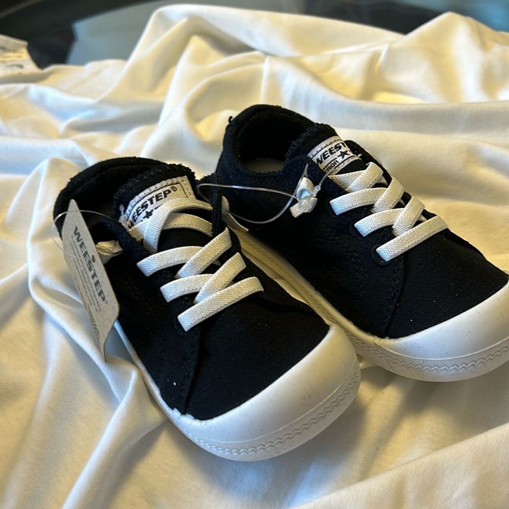 Black sneakers